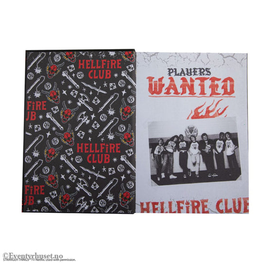 Stranger Things Notebook Hell Fire Club Home & Gifts