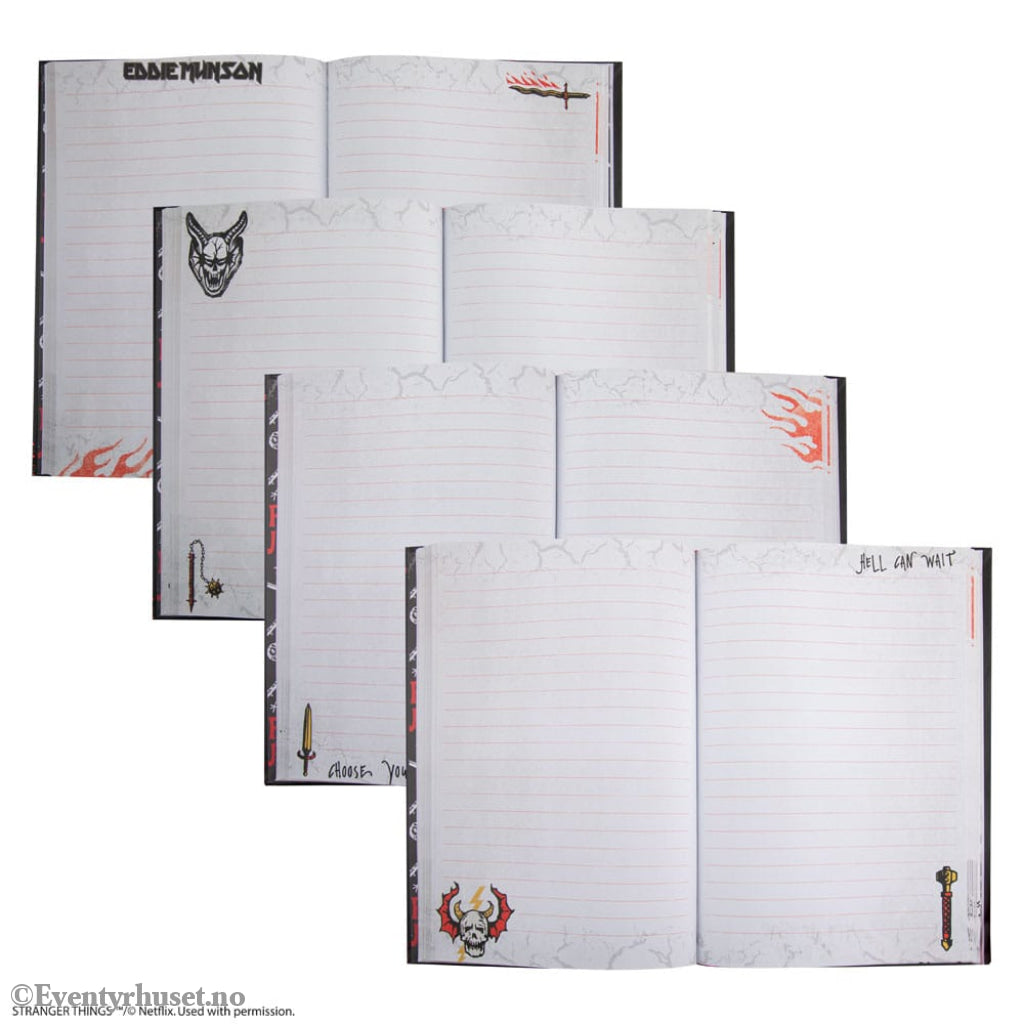 Stranger Things Notebook Hell Fire Club Home & Gifts