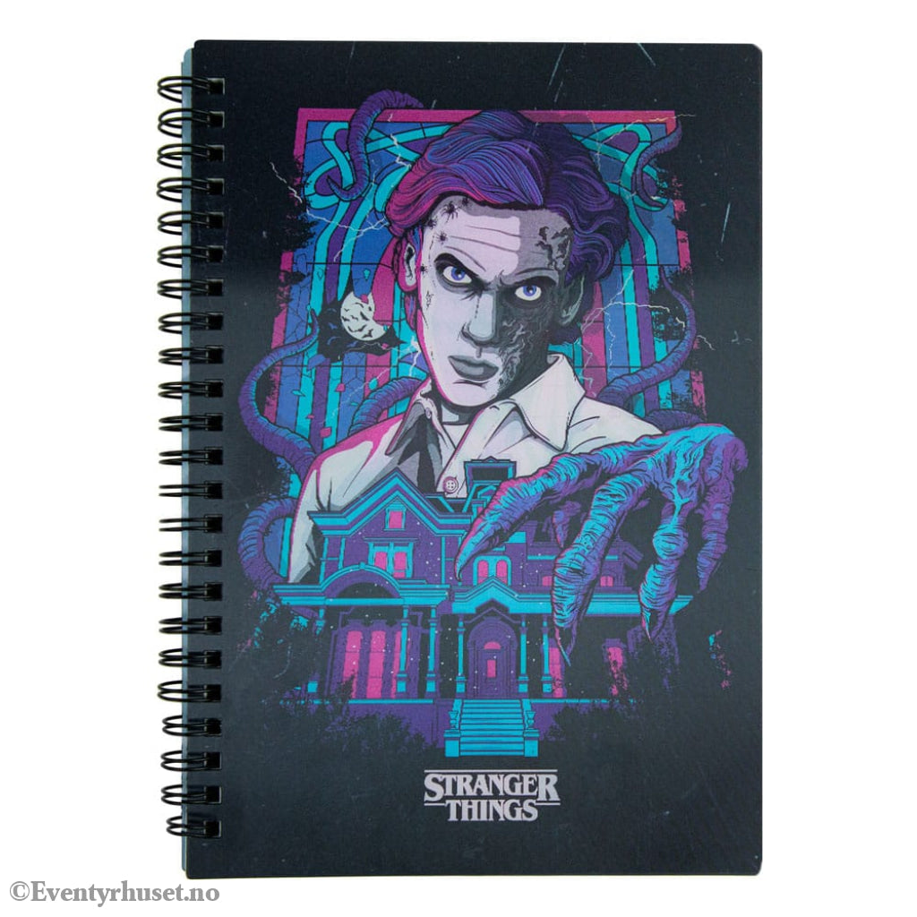 Stranger Things Notebook Lenticular Vecna Home & Gifts