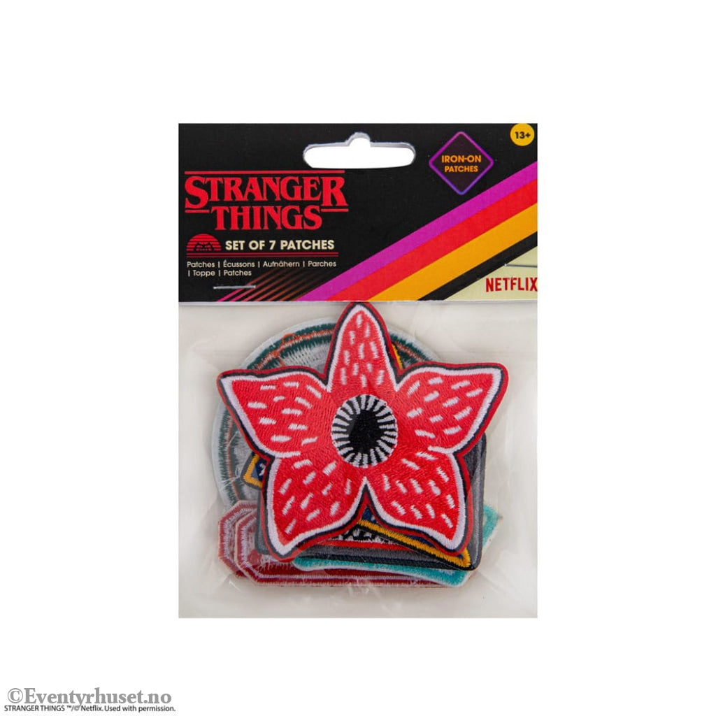 Stranger Things: Stranger Things Patches Set of 7 Fashion & Accessories
