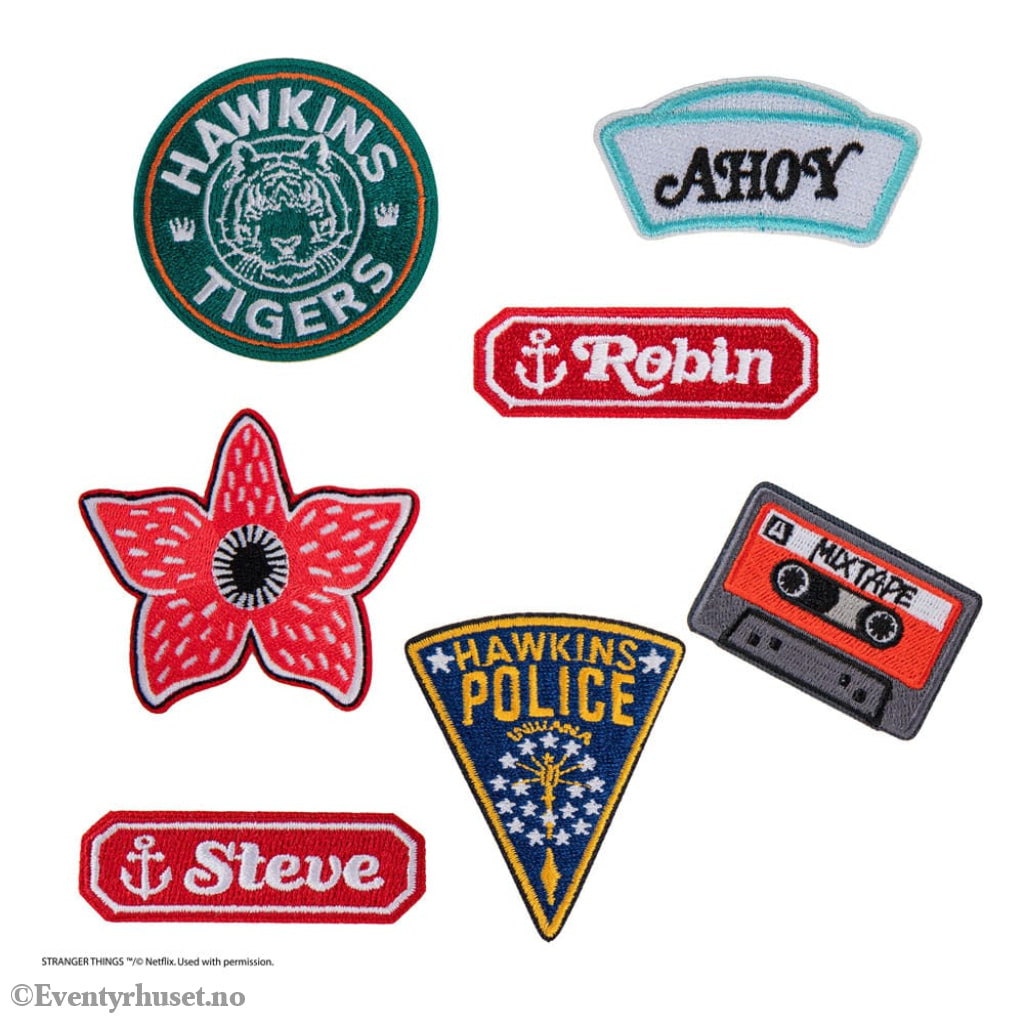 Stranger Things: Stranger Things Patches Set of 7 Fashion & Accessories