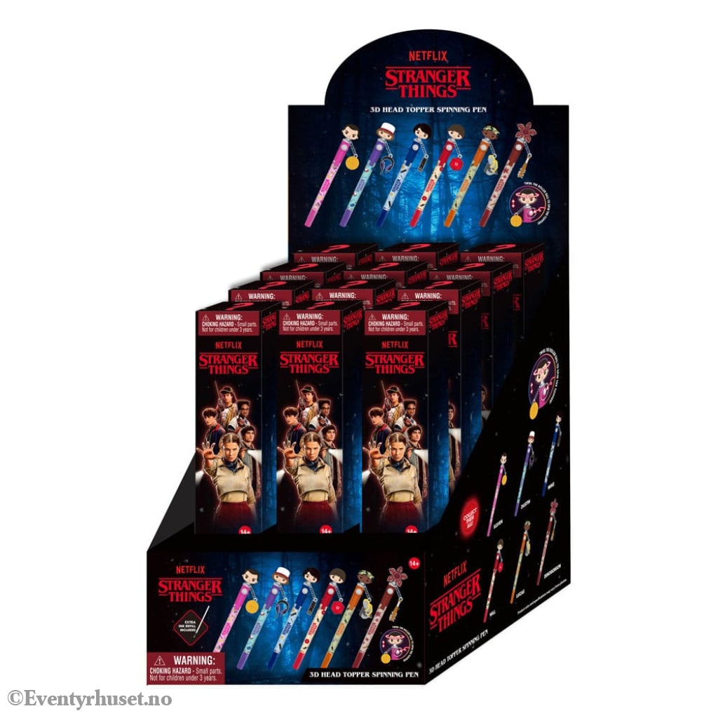 Stranger Things pen 3D Head Topper Spinning Pen Home & Gifts