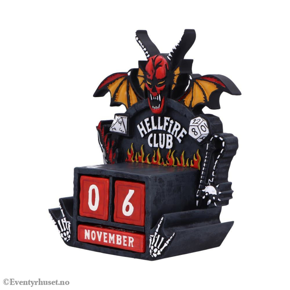 Stranger Things Perpetual Calendar Hellfire Club 15 cm Home & Gifts