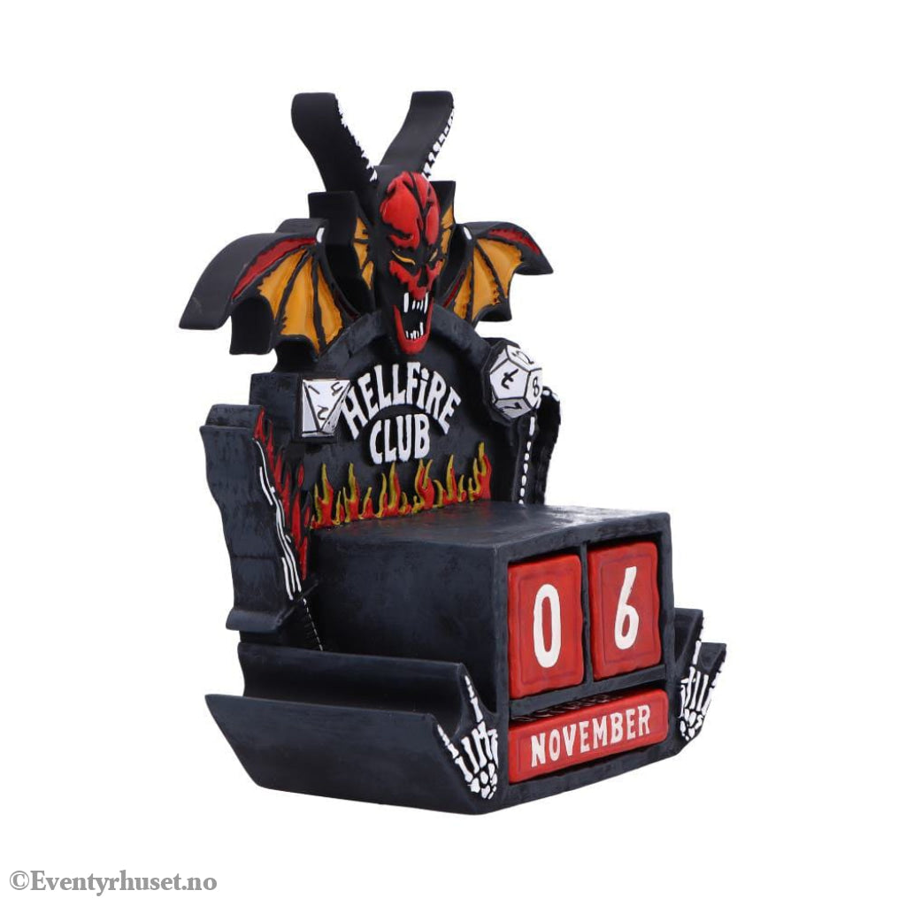 Stranger Things Perpetual Calendar Hellfire Club 15 cm Home & Gifts