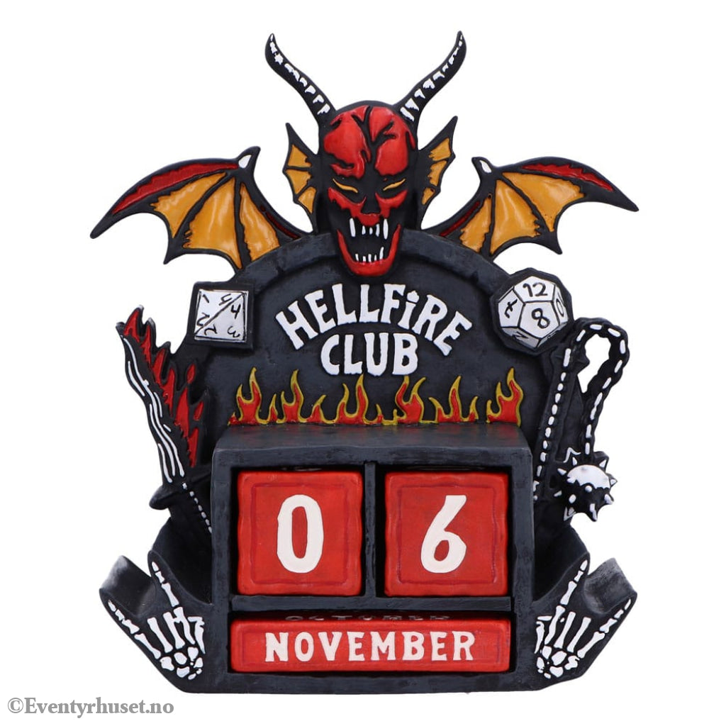 Stranger Things Perpetual Calendar Hellfire Club 15 cm Home & Gifts