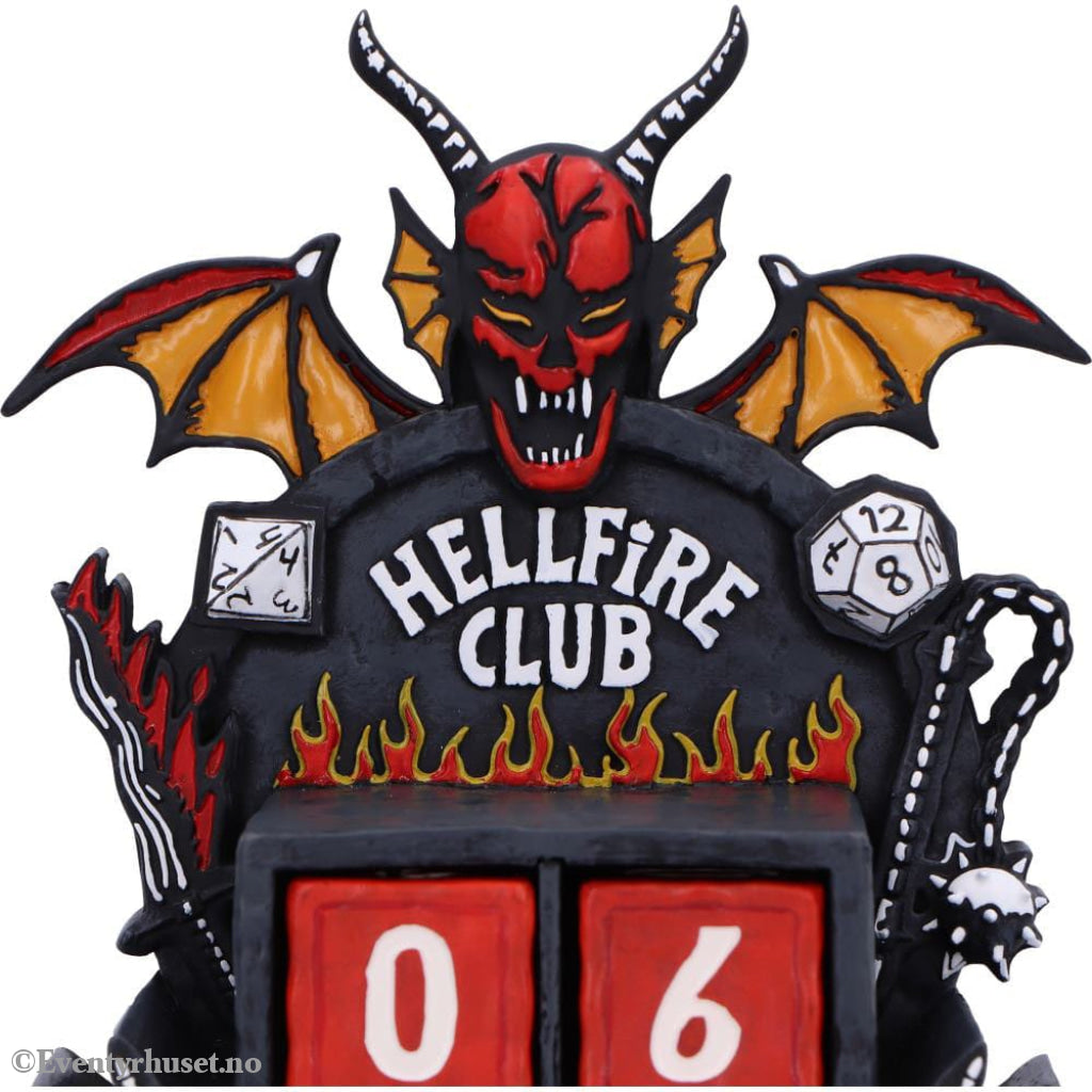 Stranger Things Perpetual Calendar Hellfire Club 15 cm Home & Gifts