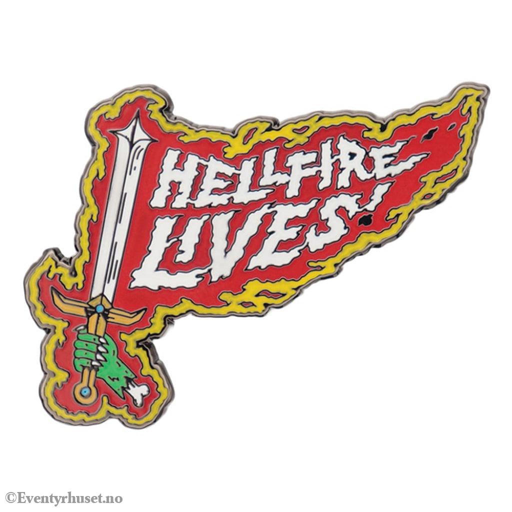 Stranger Things Pin Badge Hellfire Lives Limited Edition Fashion & Accessories