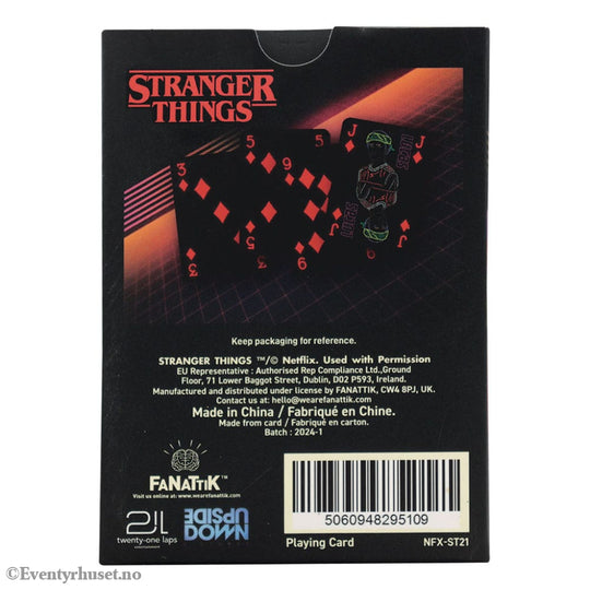 Stranger Things Playing Cards Display (12) Games