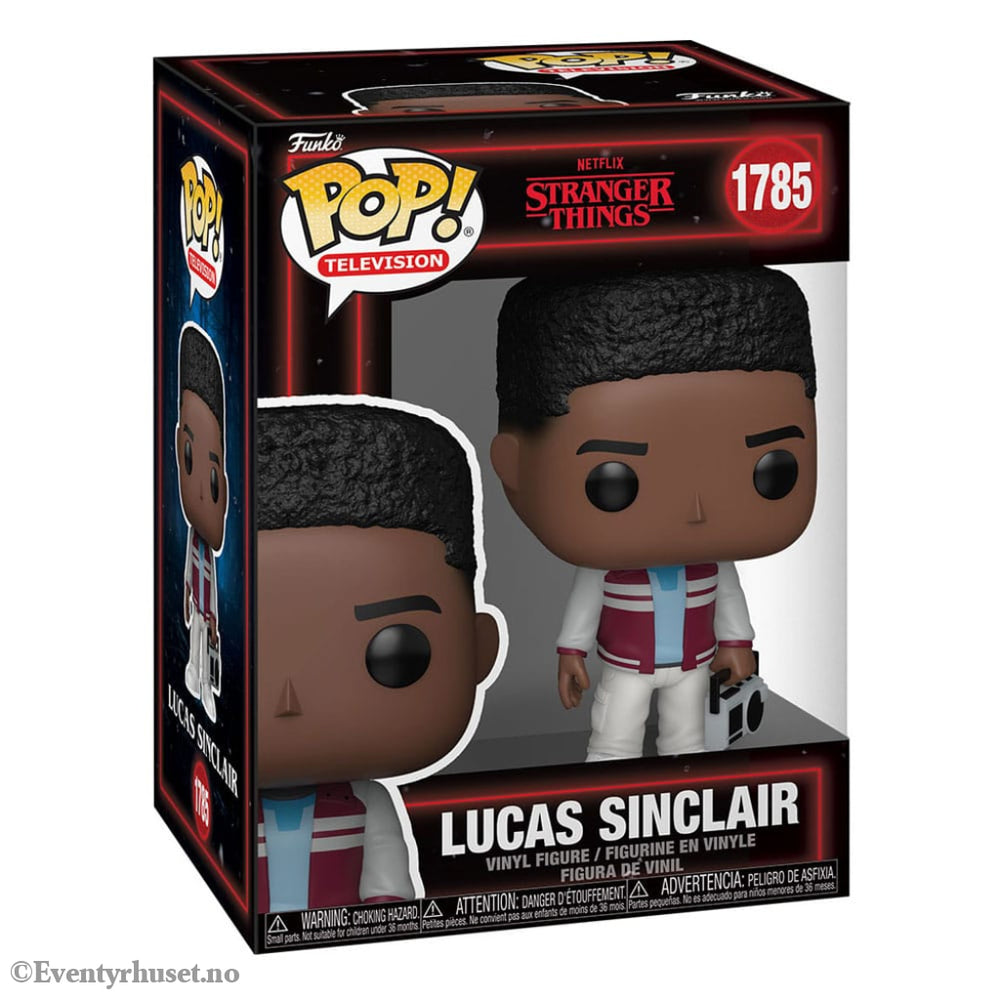 Stranger Things POP! Television Vinyl Figures Lucas Sinclair with Boombox 9 cm Collectibles