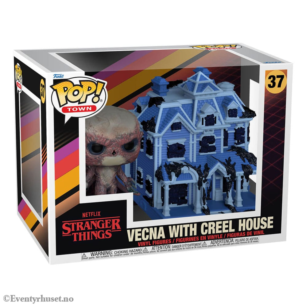 Stranger Things POP! Town Vinyl Figure Vecna with Creel House 9 cm Collectibles