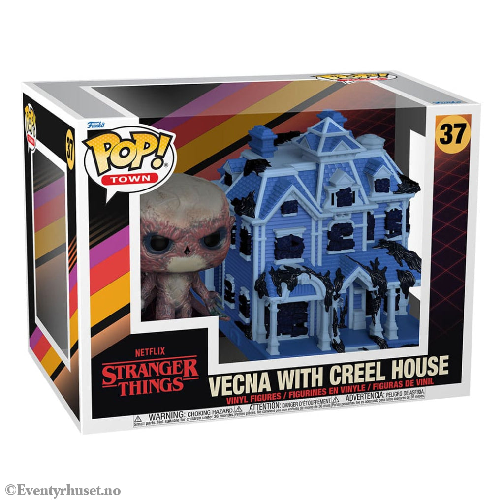 Stranger Things POP! Town Vinyl Figure Vecna with Creel House 9 cm Collectibles