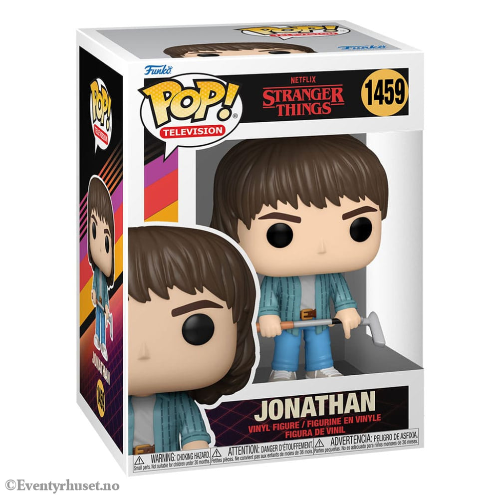Stranger Things POP! TV Vinyl Figure Jonathan with Golf Club 9 cm Collectibles