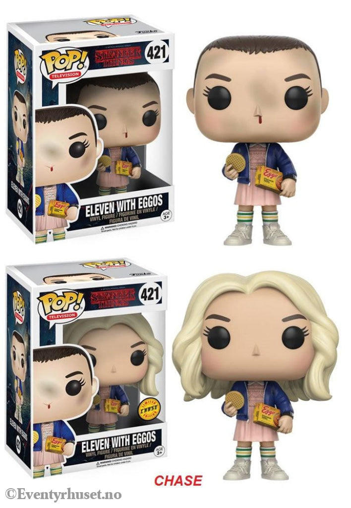 Stranger Things POP! TV Vinyl Figures Eleven With Eggos 9 cm Assortment (6) Collectibles
