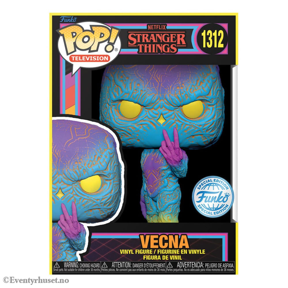 Stranger Things POP! TV Vinyl Figures Vecna(BLKLT) 9 cm Collectibles