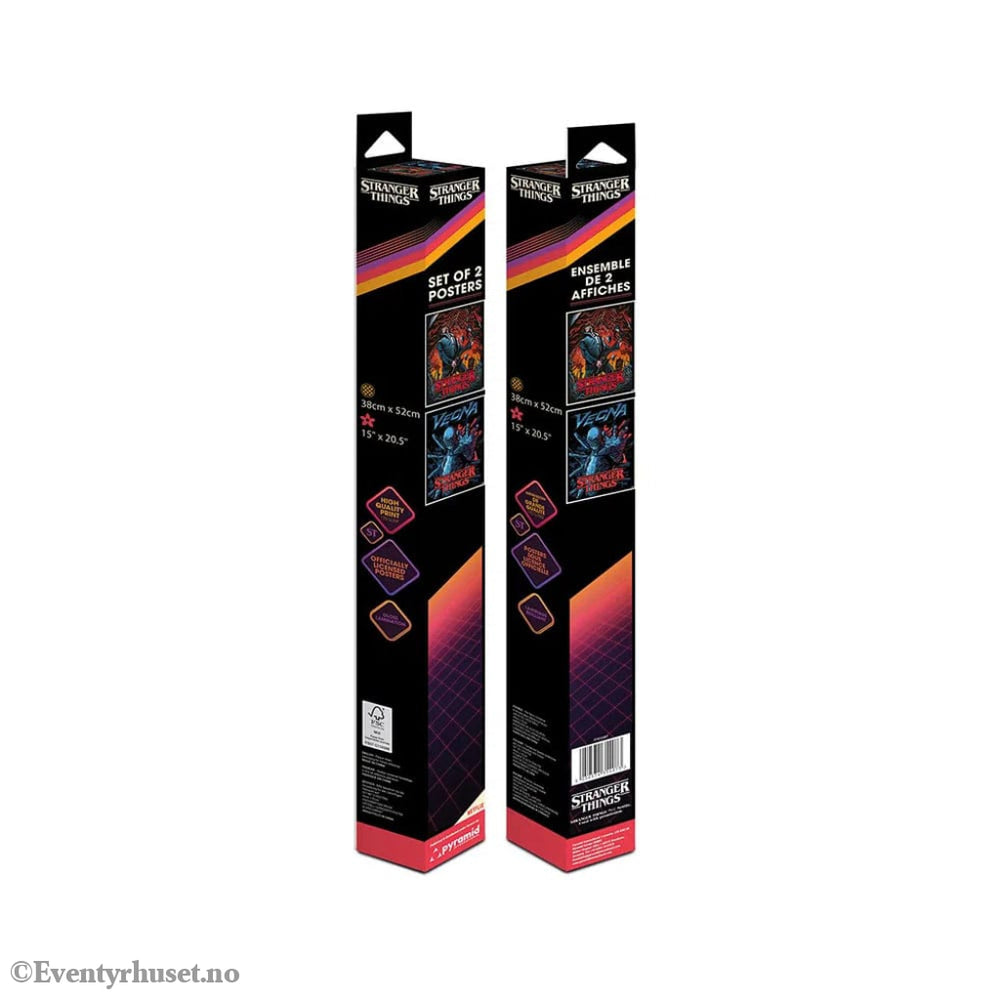 Stranger Things Poster 2-Pack 38 x 52 cm Home & Gifts