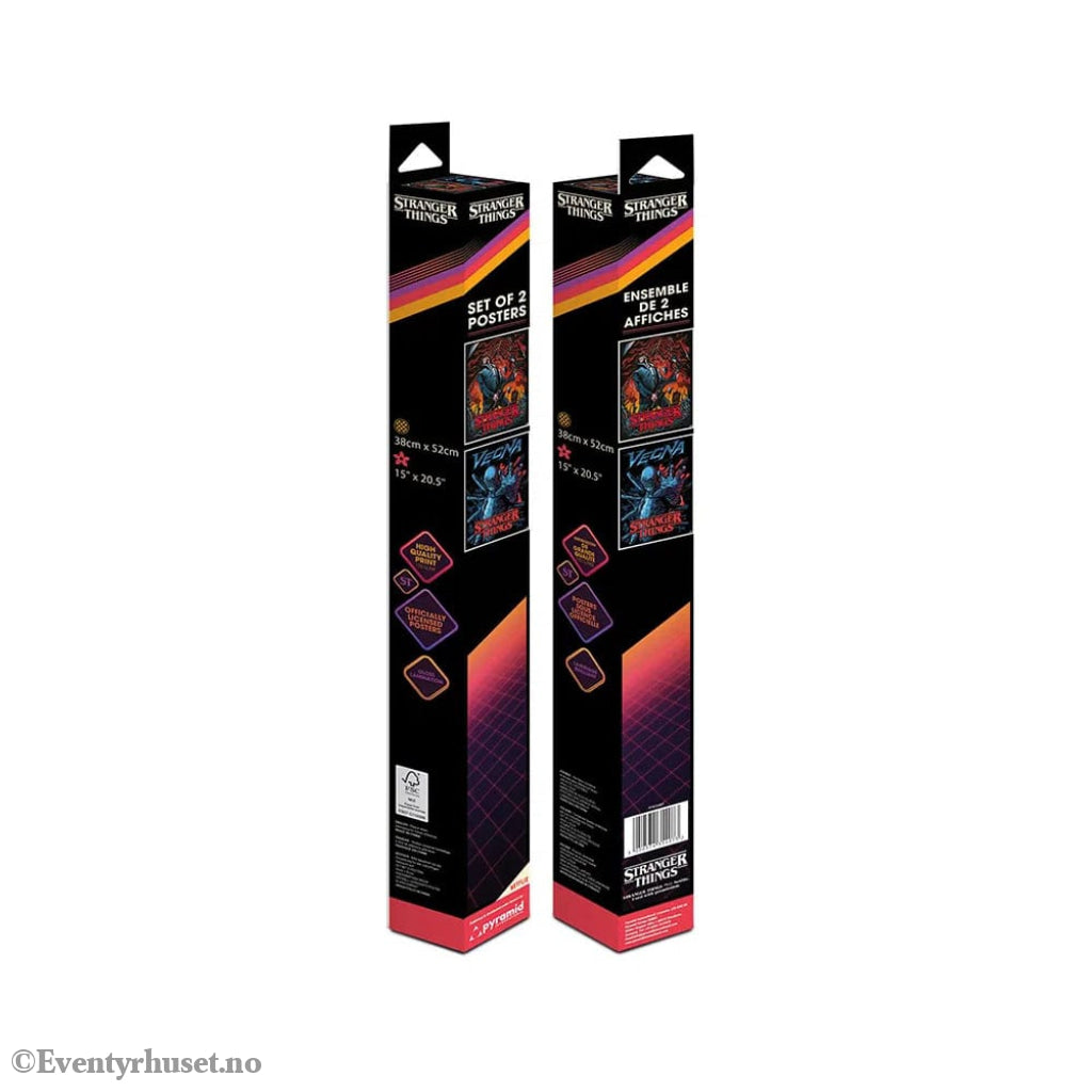 Stranger Things Poster 2-Pack 38 x 52 cm Home & Gifts