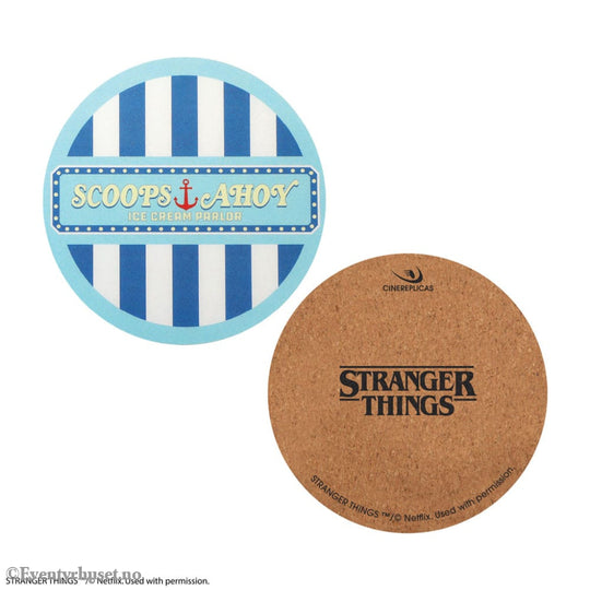 Stranger Things Scoops Ahoy Coaster 4-Pack Home & Gifts