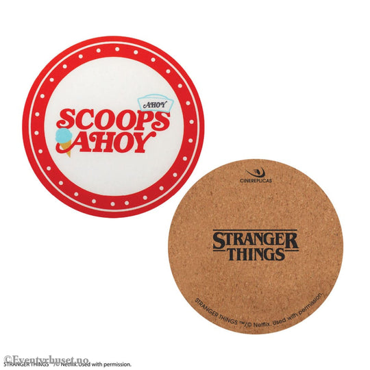 Stranger Things Scoops Ahoy Coaster 4-Pack Home & Gifts