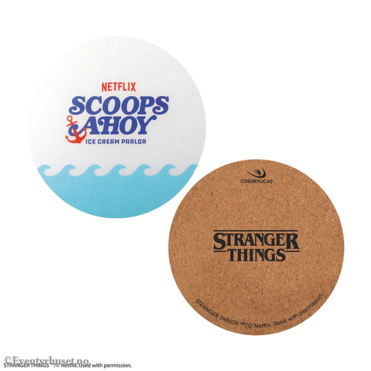 Stranger Things Scoops Ahoy Coaster 4-Pack Home & Gifts