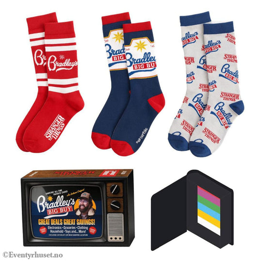 Stranger Things Socks 3-Pack 38-45 Bradley´s Big Buy Fashion & Accessories