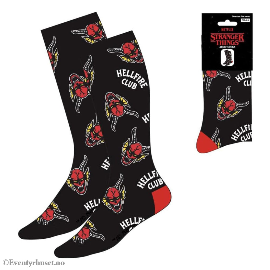 Stranger Things Socks Hellfire Club AOP 38-45 Fashion & Accessories