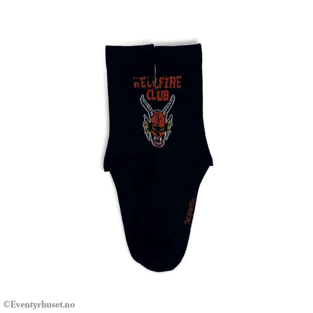 Stranger Things Socks Hellfire Club Large Fashion & Accessories