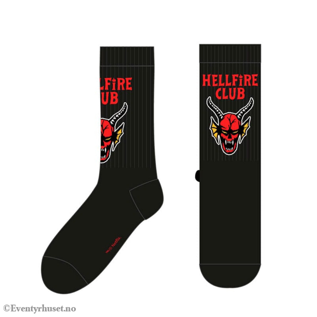 Stranger Things Socks Hellfire Club Large Fashion & Accessories