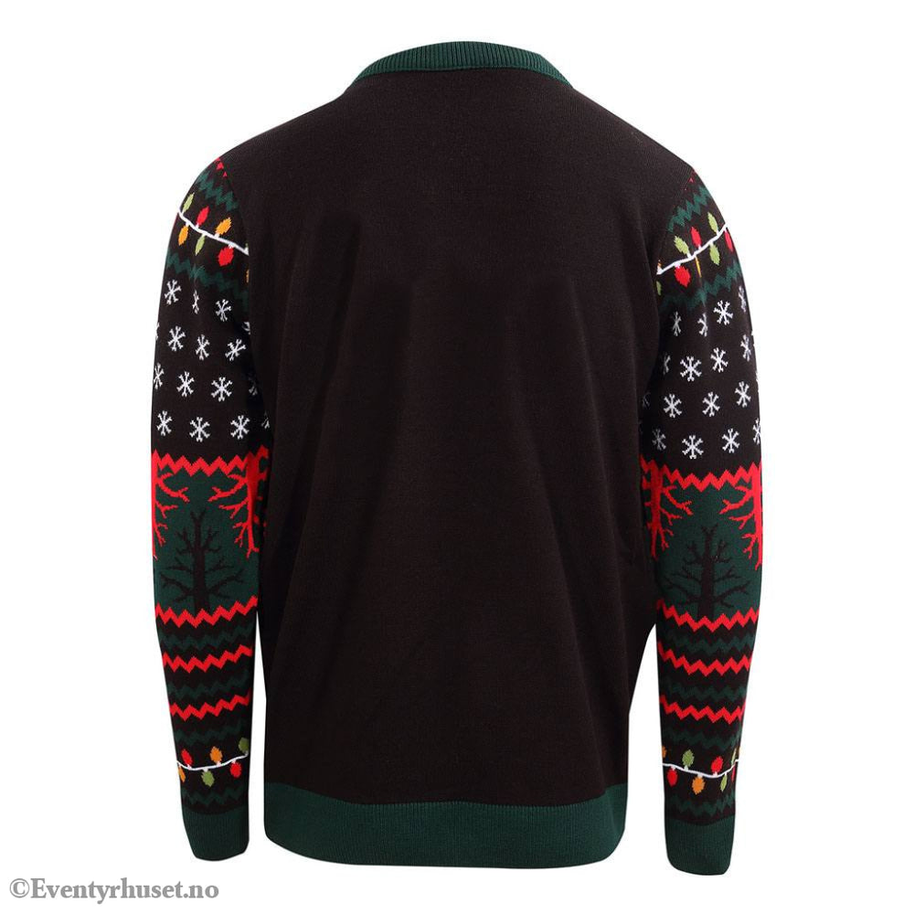Stranger Things Sweatshirt Christmas Jumper Demogorgon Size L Fashion & Accessories