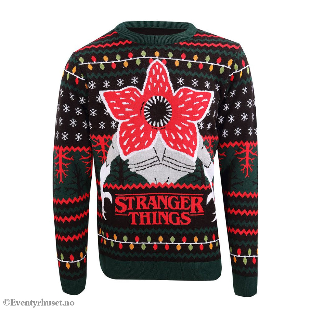 Stranger Things Sweatshirt Christmas Jumper Demogorgon Size S Fashion & Accessories