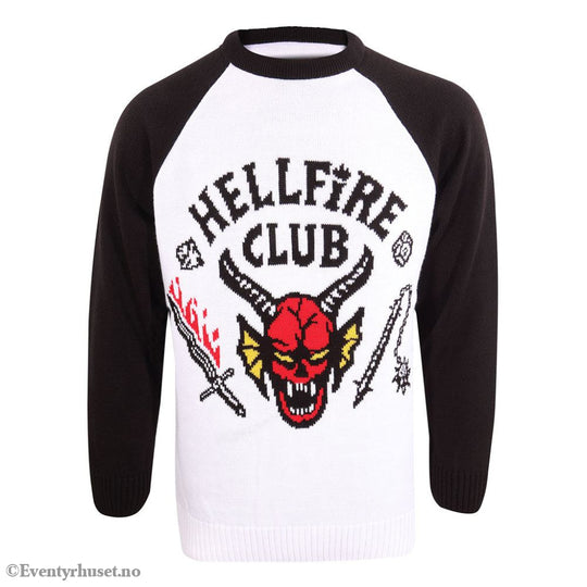 Stranger Things Sweatshirt Christmas Jumper Hellfire Club Size M Fashion & Accessories