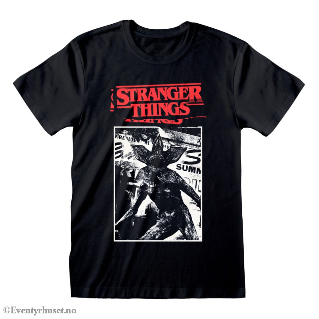 Stranger Things T-Shirt Article Cut Out Size L Fashion & Accessories