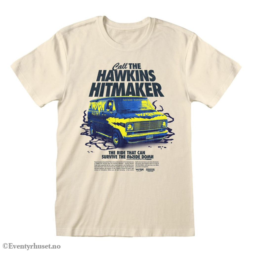 Stranger Things T-Shirt Call the Hawkins Hitmaker Size S Fashion & Accessories