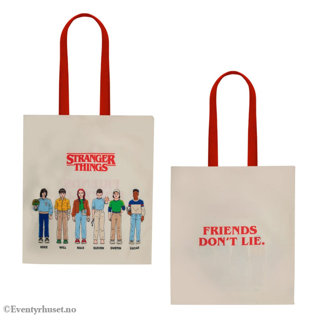 Stranger Things Tote Bag Friends Don’t Lie Fashion & Accessories