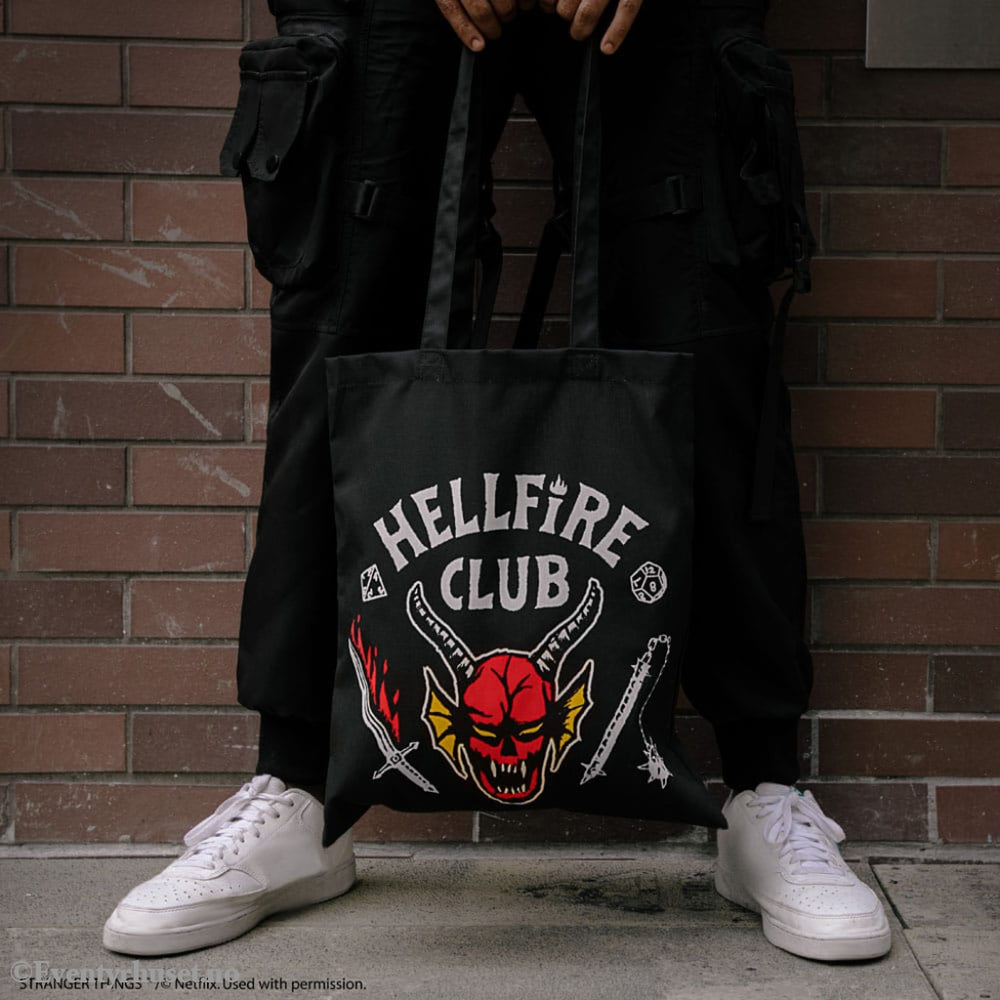Stranger Things Tote Bag Hellfire Club Fashion & Accessories