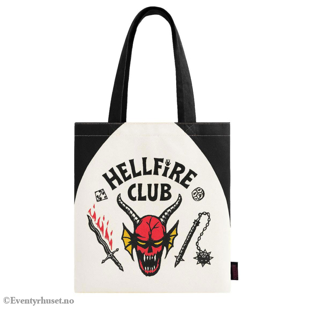 Stranger Things Tote Bag Hellfire Club Fashion & Accessories