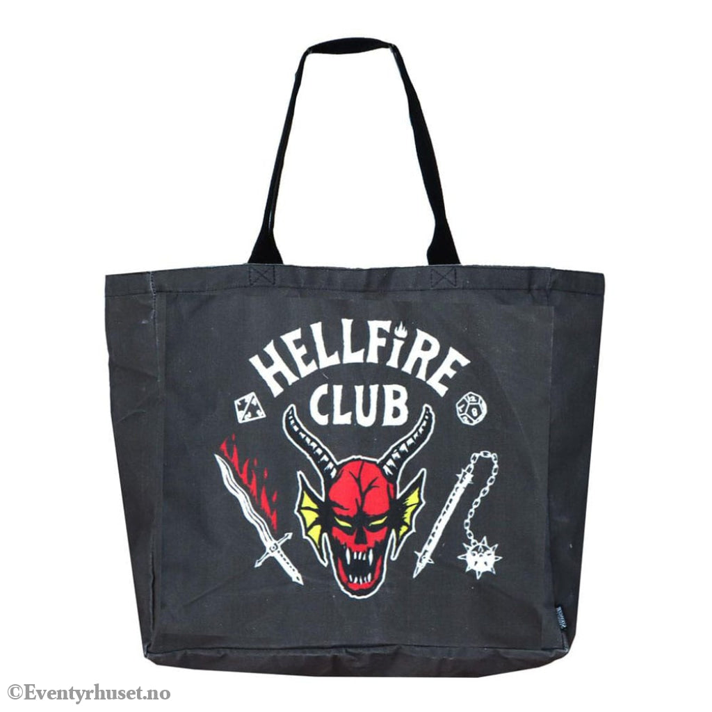 Stranger Things Tote Bag Hellfire Club XL Fashion & Accessories
