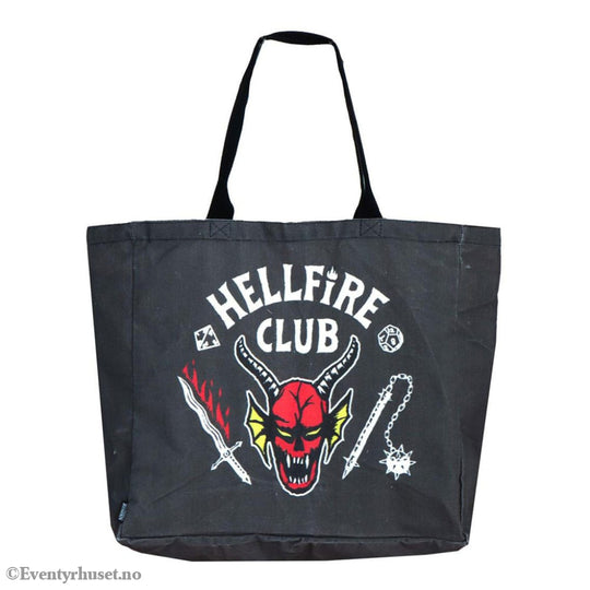 Stranger Things Tote Bag Hellfire Club XL Fashion & Accessories