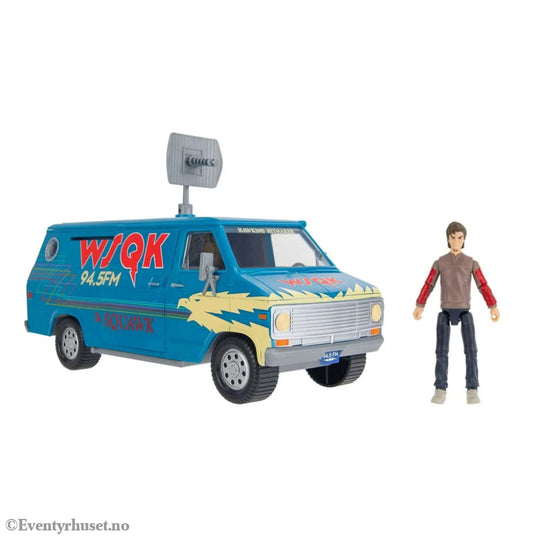 Stranger Things World Of Figure & Vehicle Vehicle with Actionfigure The Squawk van Playset with Steve Toys