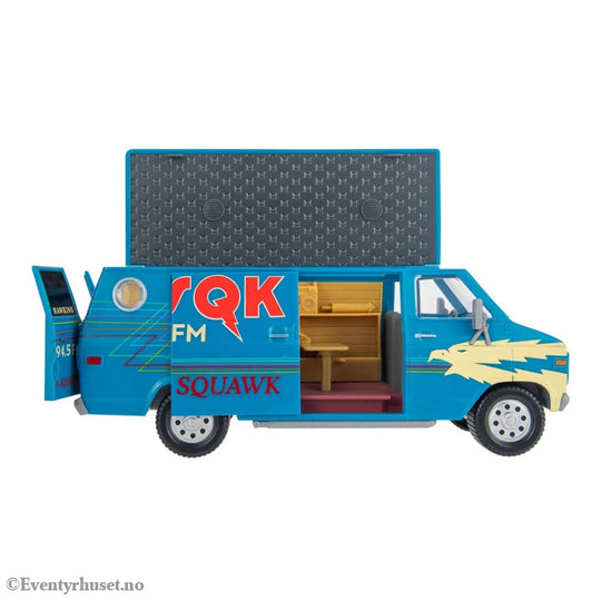 Stranger Things World Of Figure & Vehicle Vehicle with Actionfigure The Squawk van Playset with Steve Toys