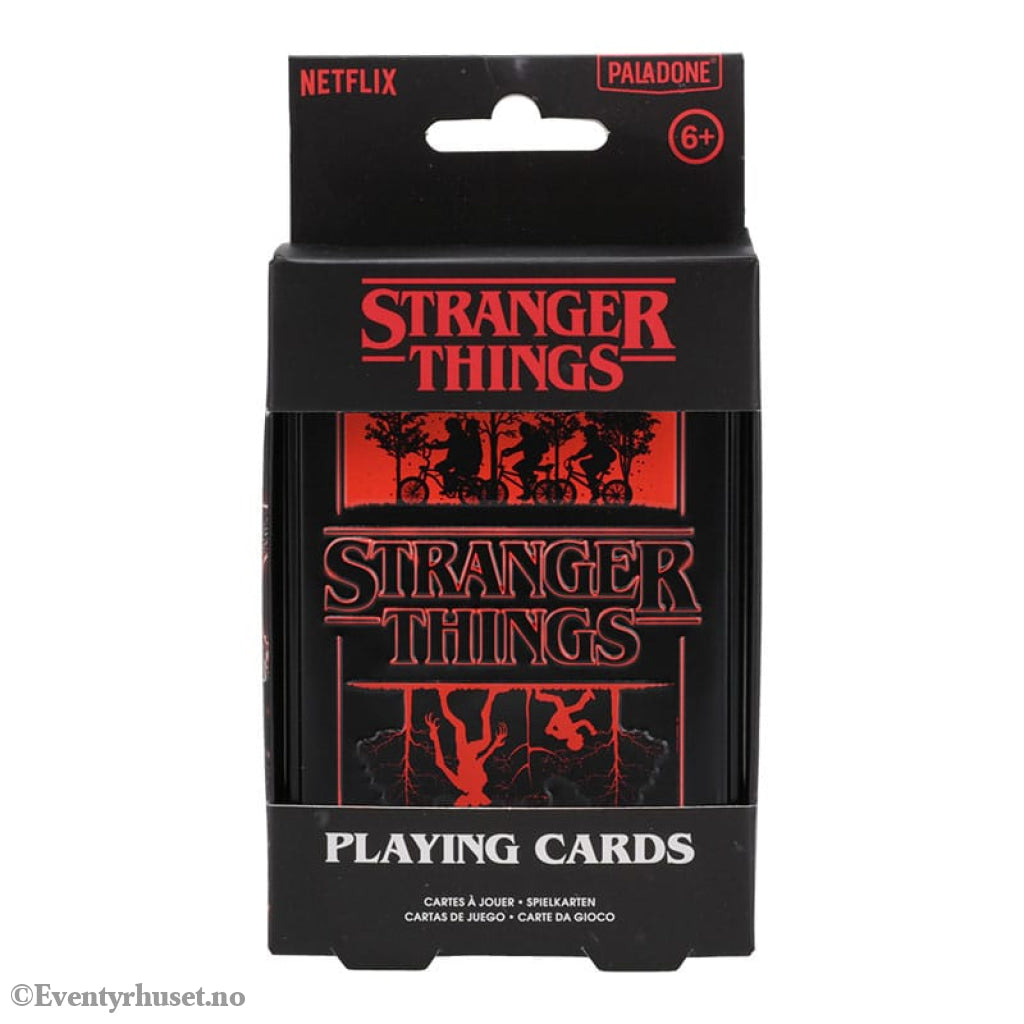 Stranger Thinngs 5 Playing Cards Metal Games