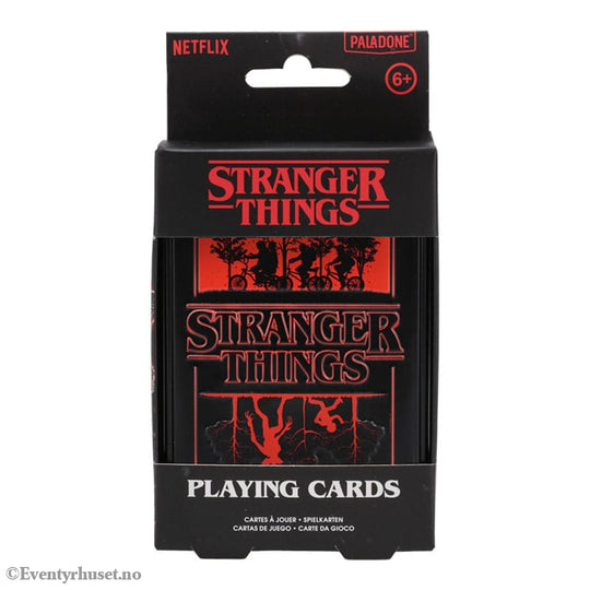 Stranger Thinngs 5 Playing Cards Metal Games