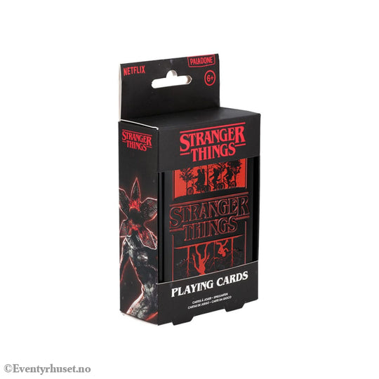 Stranger Thinngs 5 Playing Cards Metal Games