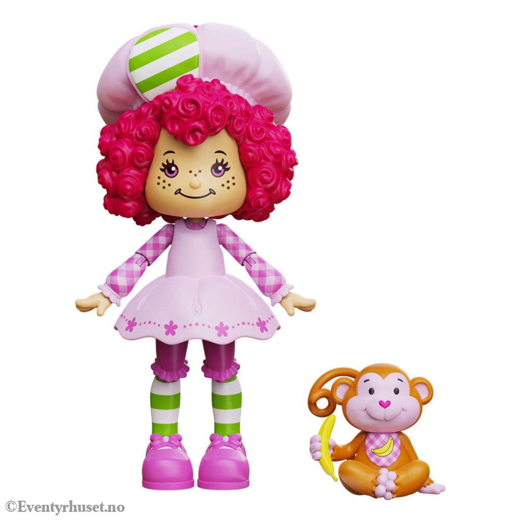 Strawberry Shortcake Simply Action Figure Raspberry Tart & Rhubarb Monkey Toys