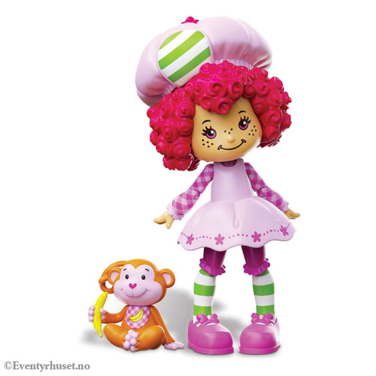 Strawberry Shortcake Simply Action Figure Raspberry Tart & Rhubarb Monkey Toys