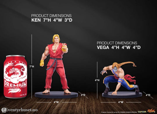 Street Fighter Street Jam Statuen 1/10 Ken & Vega Set Collectibles