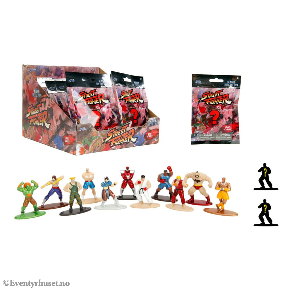 Street Fighter Nano Metalfigs Diecast Mini Figures Display 6 cm (24) Collectibles