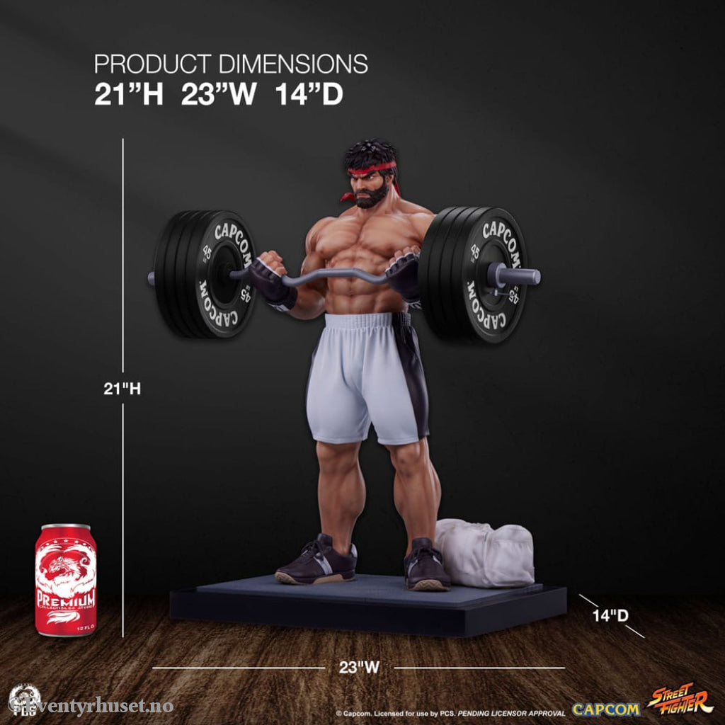 Street Fighter Premier Series Statue 1/4 Ryu Battle Edition: Powerlifting 53 cm Collectibles