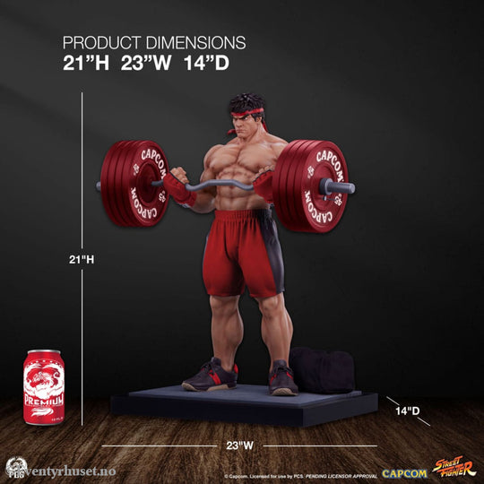 Street Fighter Premier Series Statue 1/4 Ryu: Powerlifting 53 cm Collectibles