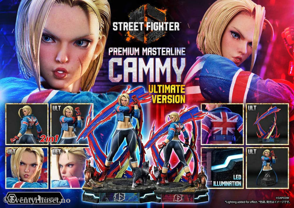 Street Fighter Ultimate Premium Masterline Series Statue 1/4 Cammy Deluxe Version 55 cm Manga & Anime