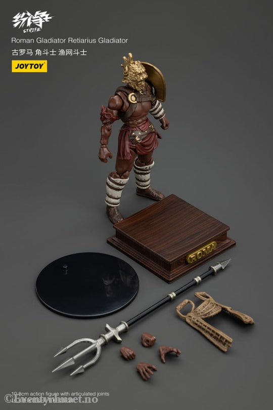 Strife Action Figure 1/18 Roman Gladiator Retiarius Gladiator 11 cm Toys